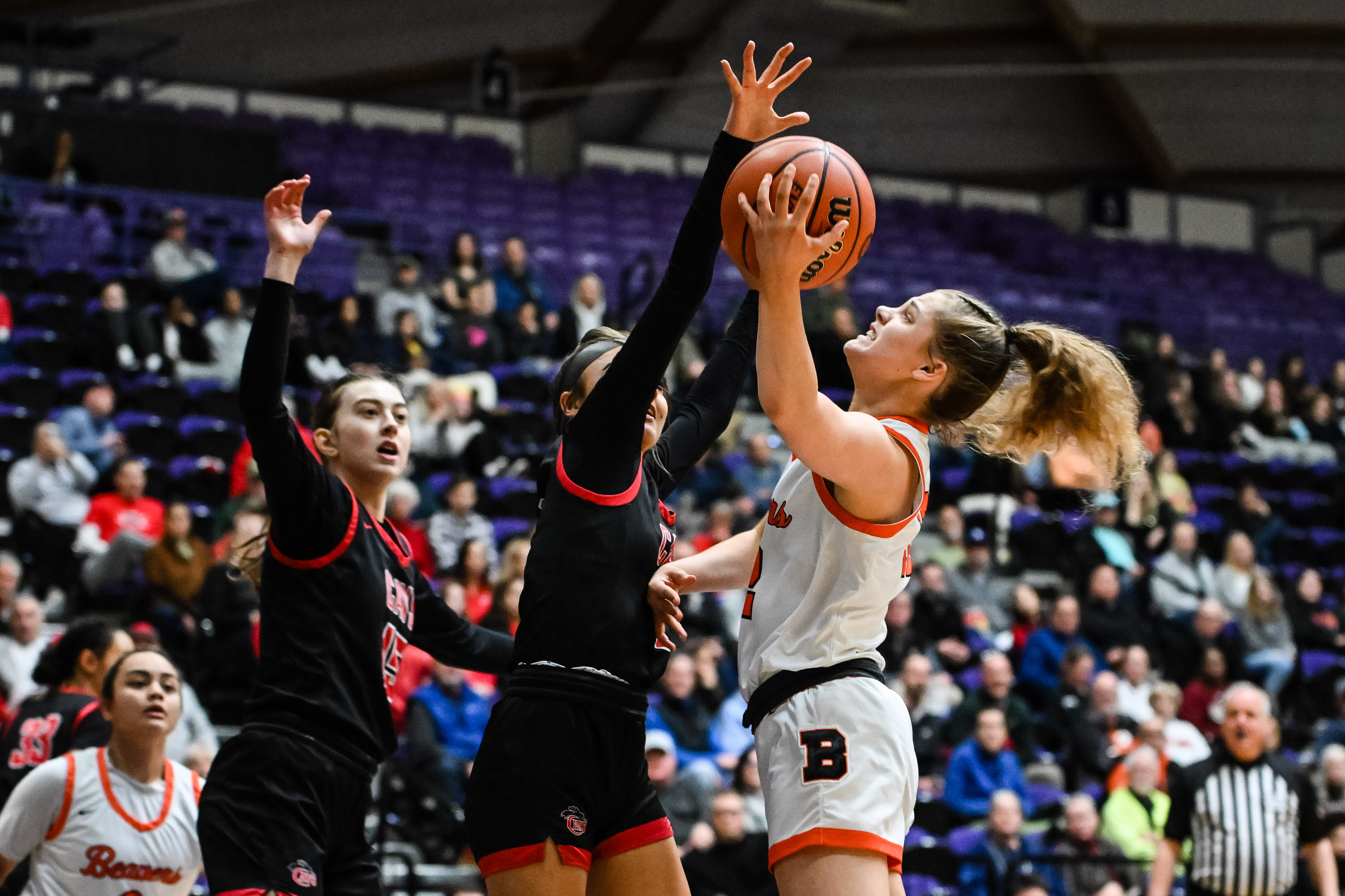 Clackamas Beaverton 6A Oregon girls basketball quarterfinal Naji Saker 1 -20